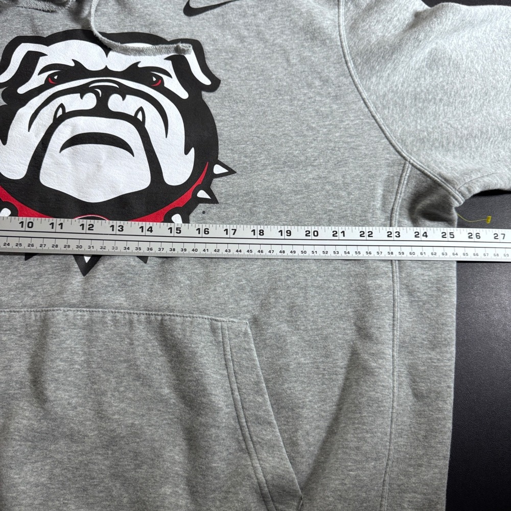 Nike Hoodie Mens XL Gray Georgia Bulldogs Graphic Pullover Sweatshirt NCAA - Picture 5 of 6